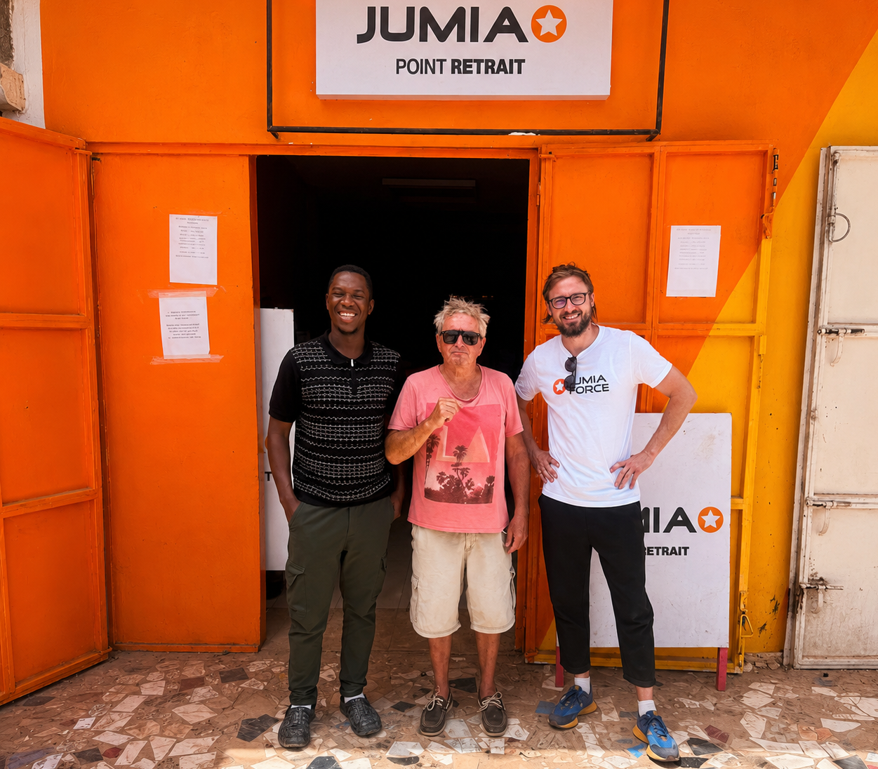 Point de retrait avec Lies MOllard , CEO de Jumia Sénégal Point de retrait avec Lies MOllard , CEO de Jumia Sénégal